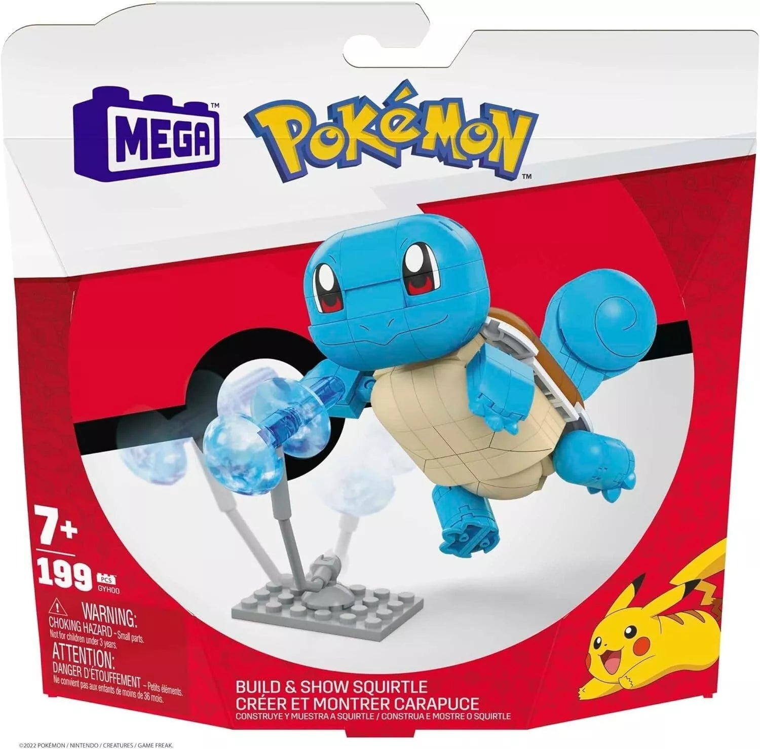 Mega Pokémon Building Toys Set Build & Show Squirtle image 5
