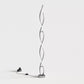 Lampadaire LED Artika Chrome Swirl
