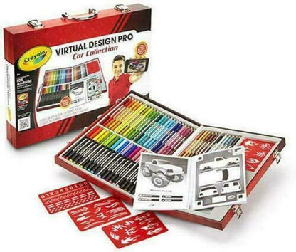 Crayola Virtual Design Pro-Cars Set Travel Kit image 0