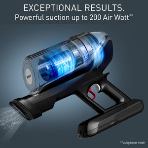 Tefal TY99A2GO X-Force Flex Pet & Car Cordless Stick Vacuum, Black & Grey