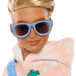 Barbie Dream Besties Doll and Accessories, Ken Posable Fashion Doll with Removable Fashions & Blonde Hair, 9 Summer & Skateboard Themed Pieces, JDD75