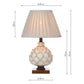 Lampe de table Layer Artichoke Cream avec abat-jour plissé