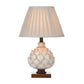 Lampe de table Layer Artichoke Cream avec abat-jour plissé
