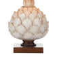 Lampe de table Layer Artichoke Cream avec abat-jour plissé