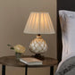 Lampe de table Layer Artichoke Cream avec abat-jour plissé