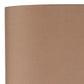 Lampadaire Madrid en laiton antique avec abat-jour en imitation soie
