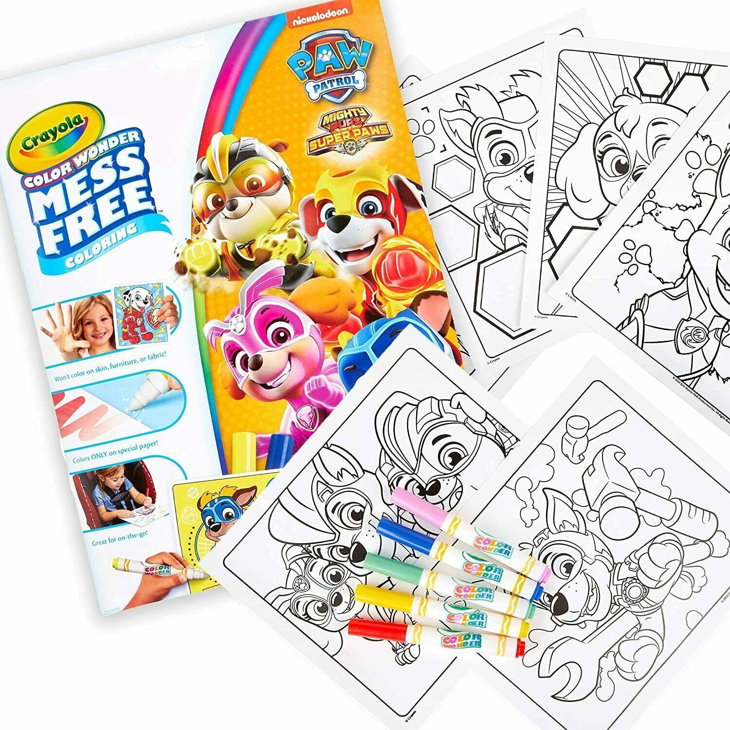 Crayola Paw Patrol Super Paws Color Wonder image 3