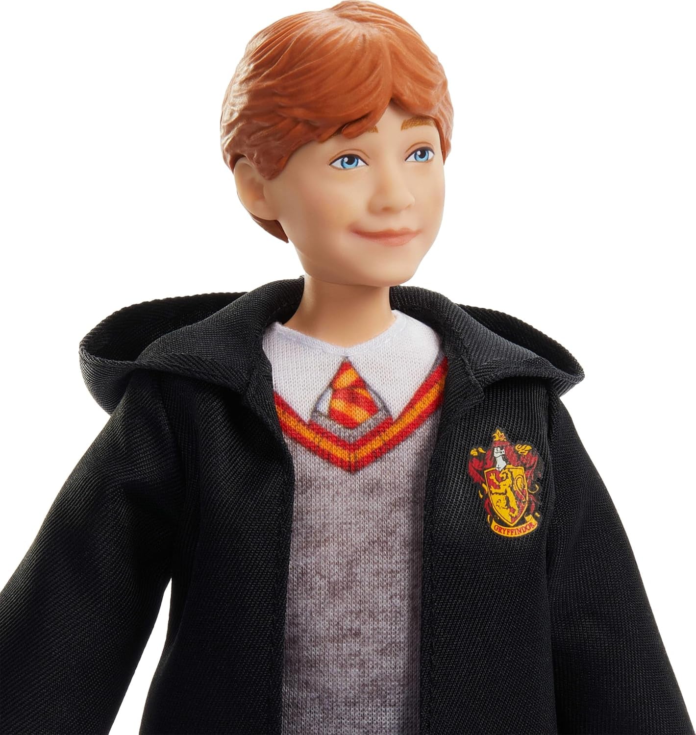 Harry Potter Toys, Ron Weasley Fashion Doll in Removable Signature Hogwarts Uniform with Wand Accessory, Inspired by the Movie, JGM20