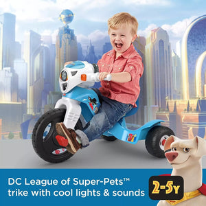 Power Wheels DC League of Super-Pets Lights and Sounds Trike ride-on tricycle image 1