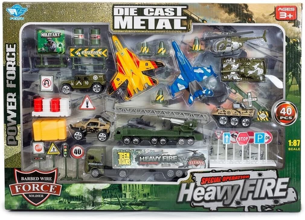Big-Daddy Military Air Craft Set Die-Cast Metal image 2