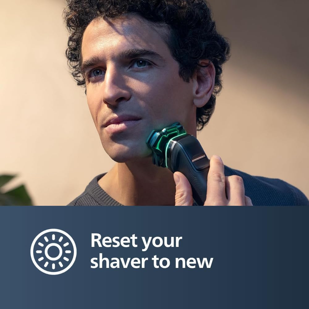 Skiniq Shaver Series 9000 Skiniq Replacement Shaving Head for Trimmer, Beard and Hair - Fits S9000 and Prestige S9000 (SH91/51) Chrome