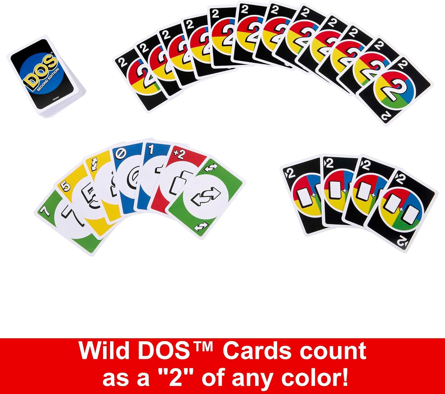 UNO DOS Second Edition Card Game for Family Nights – Updated Rules for Families image 4