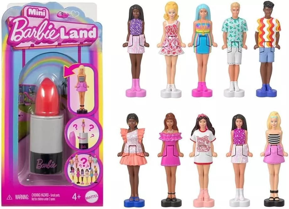 Mini BarbieLand Fashionistas Dolls in Lipstick Tube image 0