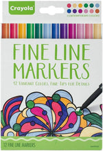 Crayola Fine line Adult Colouring Markers image 0