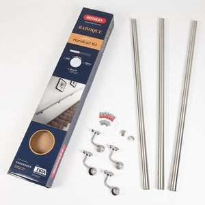 Stainless Steel Hand Rail Kit, 3.6M - Brushed