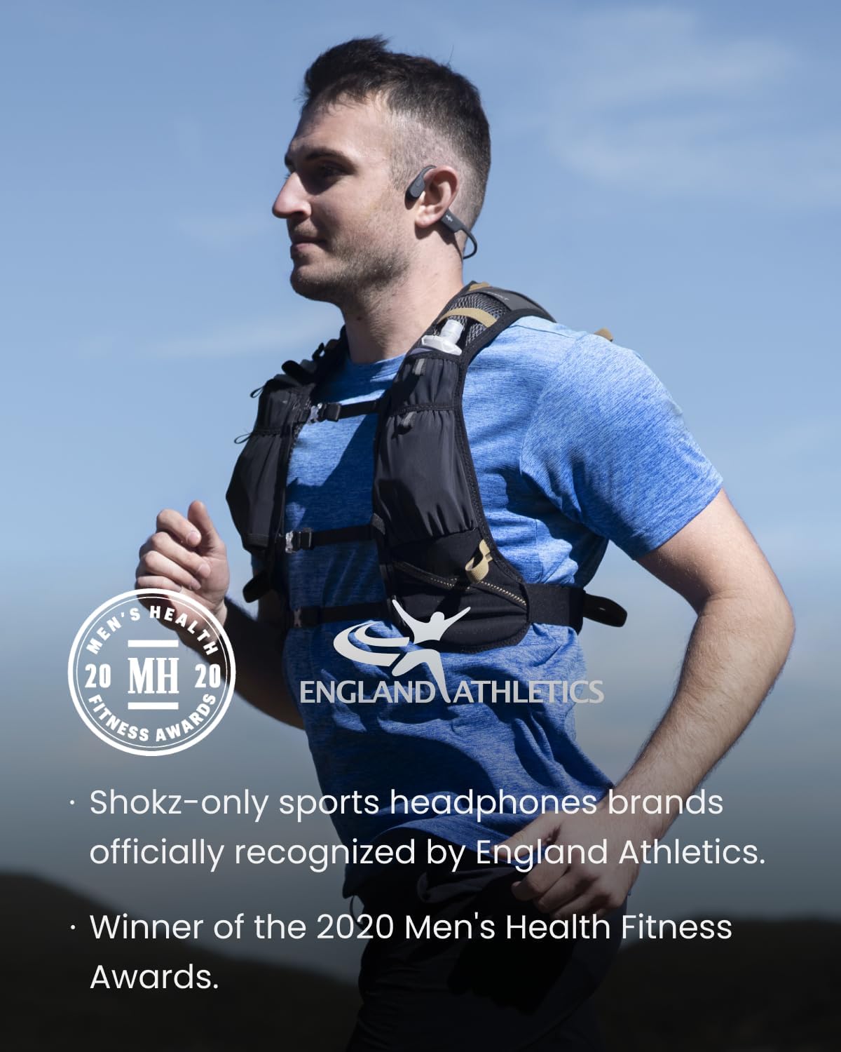 SHOKZ OpenRun SE Bone Conduction Headphones – Waterproof, 8‑Hour Battery image 4