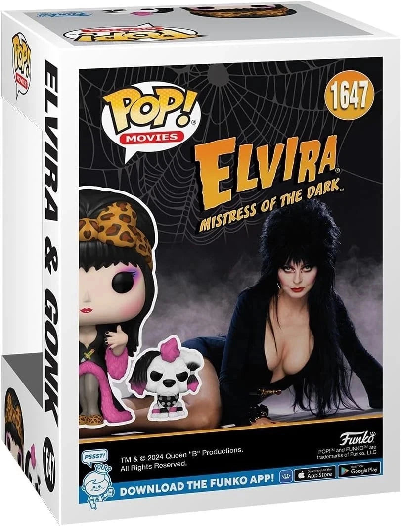 Funko POP & Buddy: Movies: Elvira Mistress of The Dark - Elvira & Gonk image 4