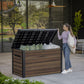 Keter Rosewood 870 Litre (230 Gallon) Deck Box with Divider