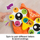Preschool Learning Toy Spin ‘N Rhyme Fidget Spinner, Owl-Themed Early Reading Activity for Kids Ages 3+ Years