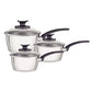 Ensemble de 3 casseroles en acier inoxydable Tramontina