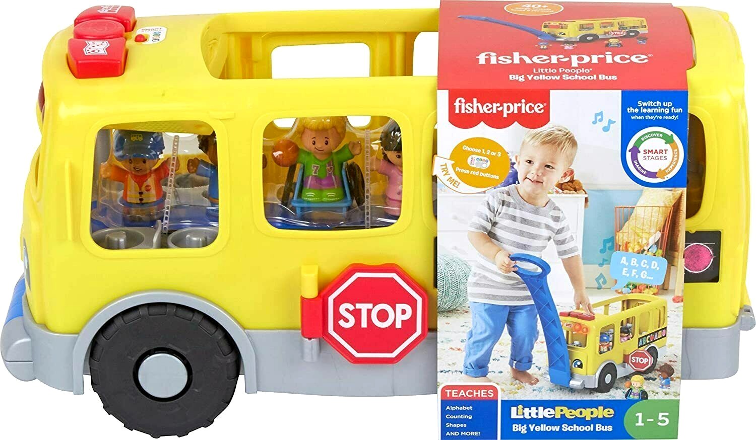 Fisher-Price Little People Big Pull Along School Bus image 7