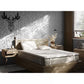 Surmatelas en mousse à mémoire de forme et bambou Panda, petit lit double