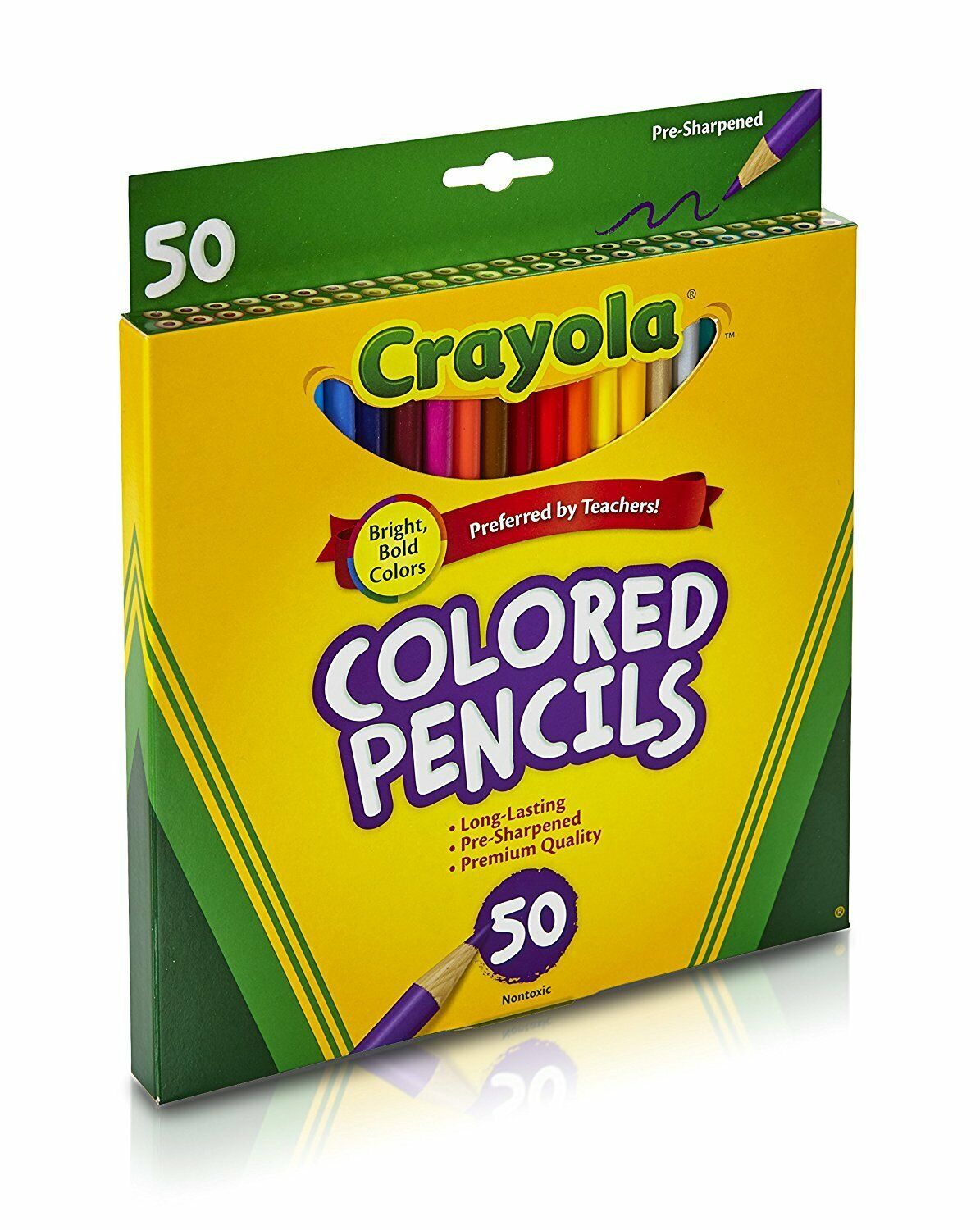 Crayola Colored Pencils Art Tools 50 Count image 1