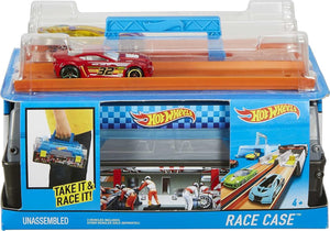 Hot Wheels Toy Cars & Track Set, Race Case Playset image 0