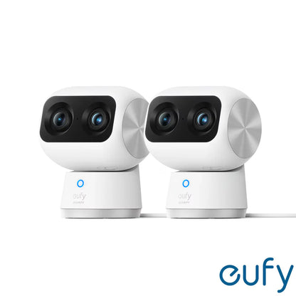 Eufy S350 4K Dual Lens Pan-Tilt Smart Indoor Camera 2 Pack - No Monthly Fees image 0