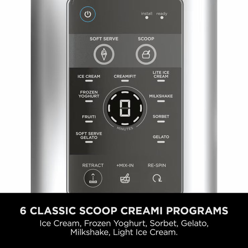 Ninja Swirl by Creami 13-In-1 Soft Serve & Ice Cream Maker, NC701UK