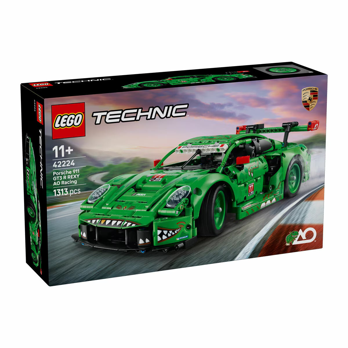 LEGO Technic Porsche 911 GT3 R Rexy AO Race Car - Model 42224 (11+ Years) image 2