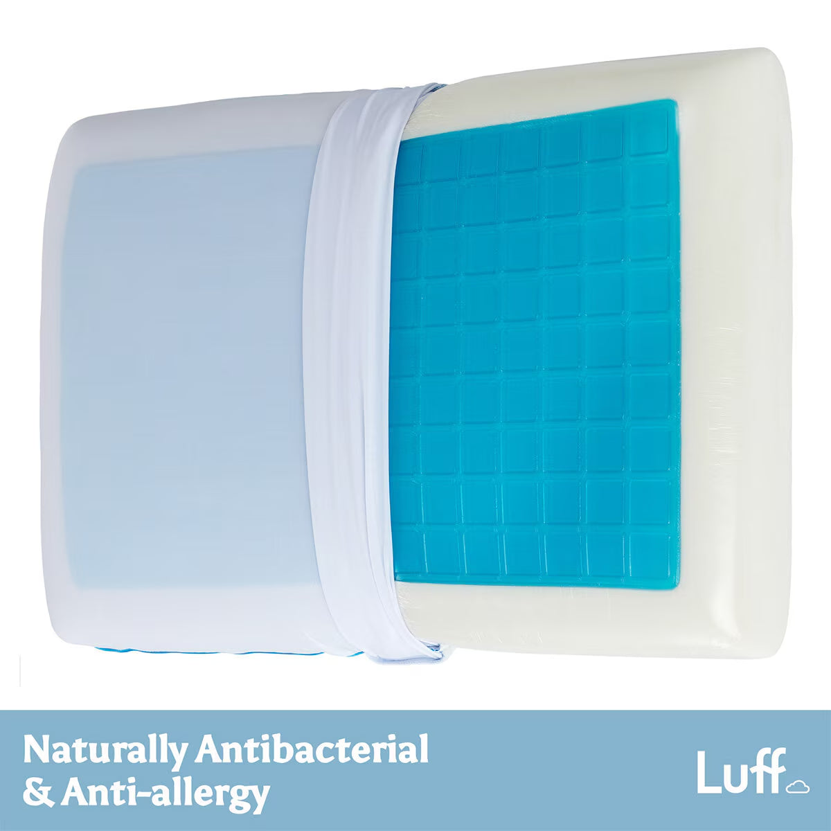 Luff Mayfair Cooling Gel Memory Foam Pillow image 6