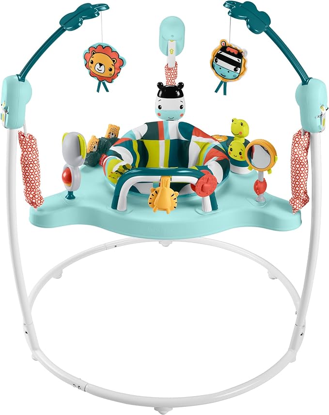 Fisher-Price Colourful Corners Multicolour Baby Bouncer Jumperoo Activity Centre image 0