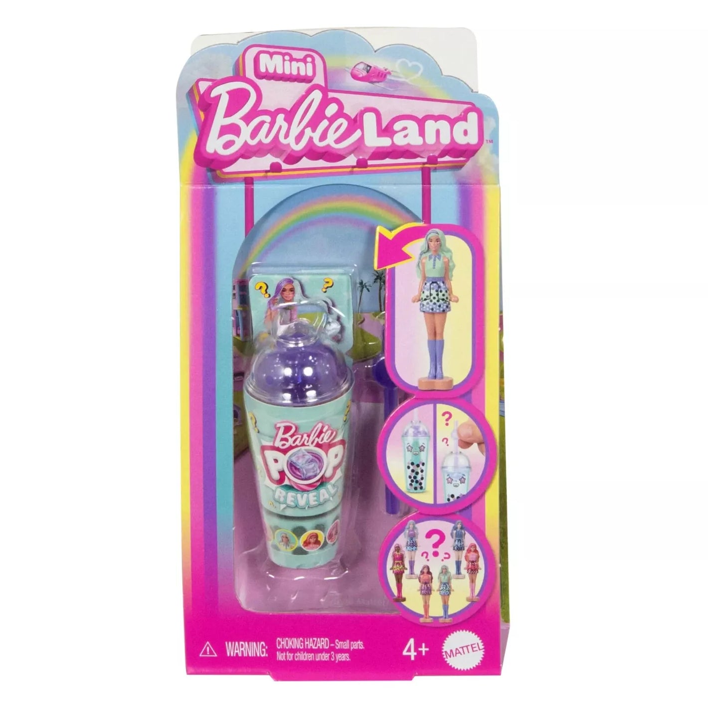 Mini BarbieLand Pop Reveal Dolls With Surprise Sensory Reveal image 0