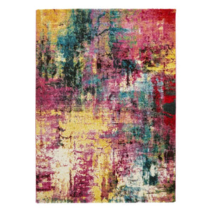 Concept Looms Art Area Rug | Bold Multicolour Designs | 12mm Pile | 100% Polypropylene | 2 Sizes | 4 Colours