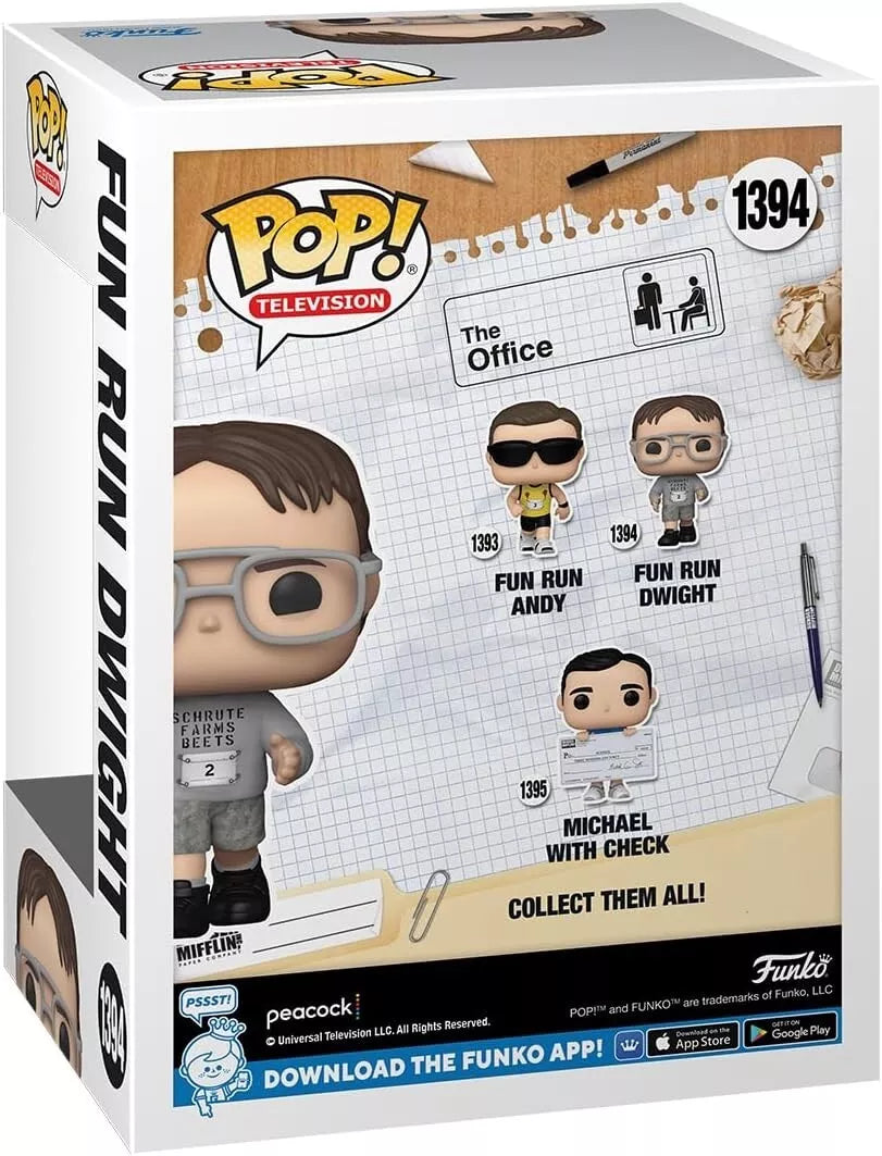 Funko Pop! TV: The Office - Fun Run Dwight Schrute image 3
