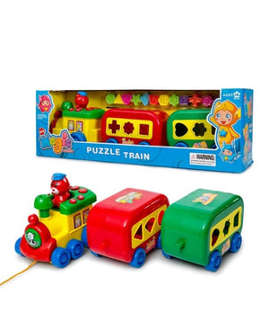 Musical Puzzle Train set With Shapes & Sound image 0