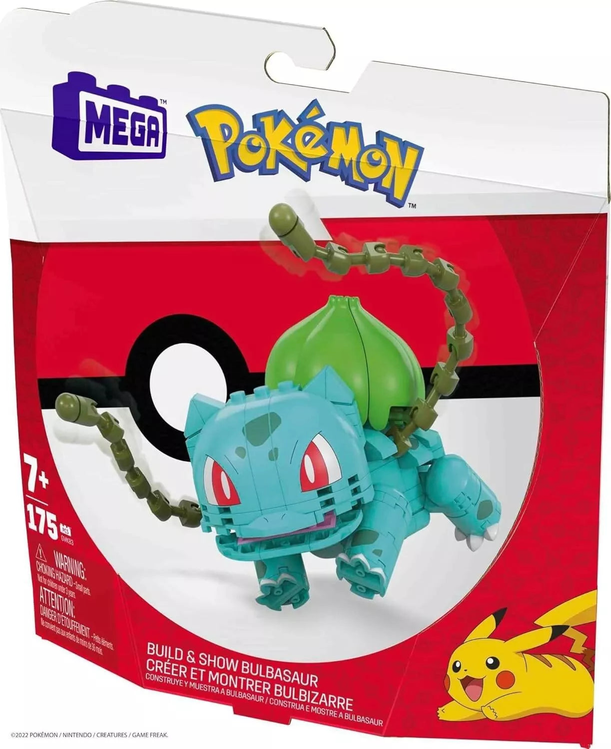 Mega Pokémon Building Toys Set Build & Show Bulbasaur image 4