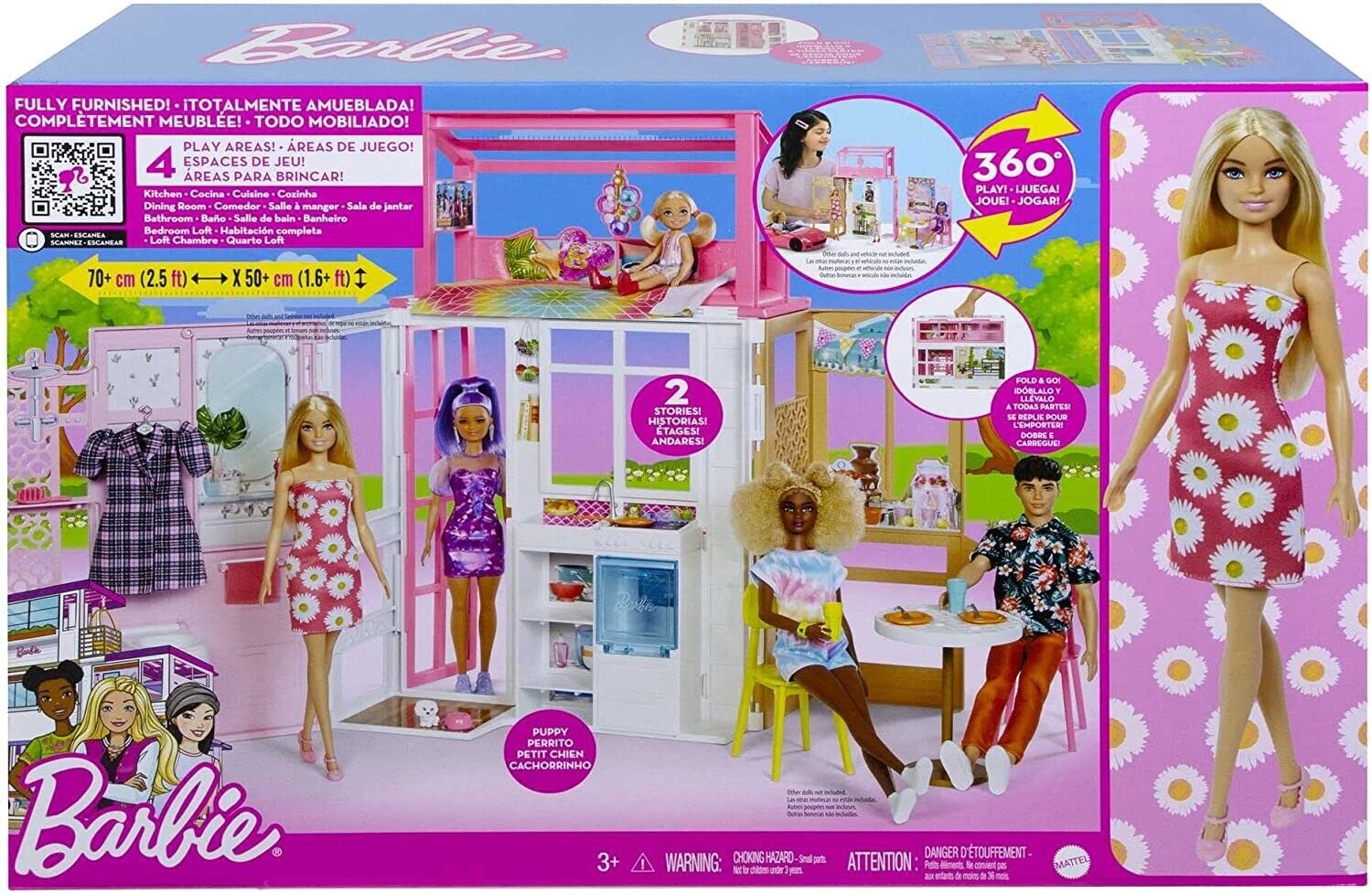 Barbie Dollhouse Playset HCD48 image 0