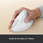 Logitech Lift for Business, Vertical Ergonomic Mouse Bluetooth Off White image 1
