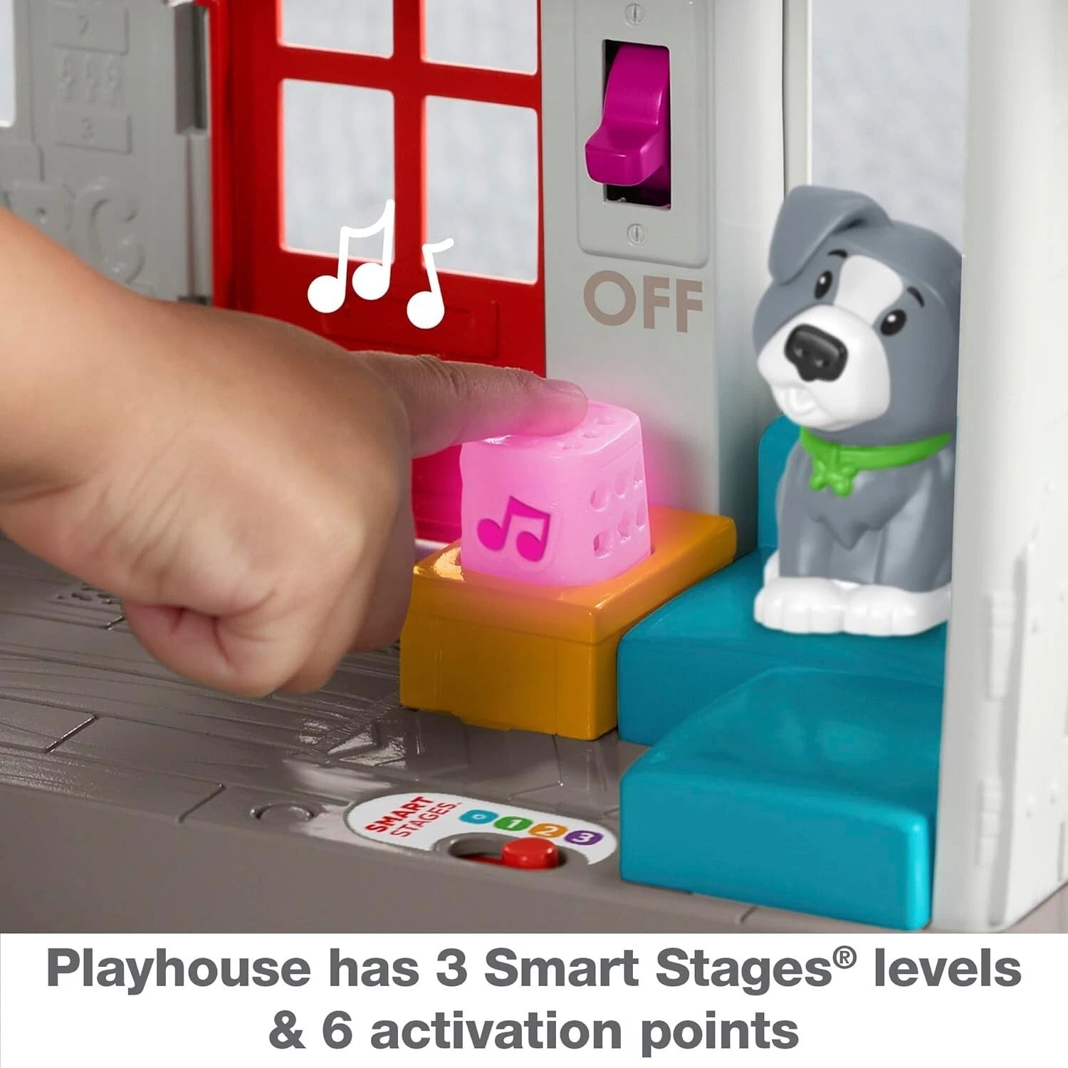 Little People Play House electronic School Bus, 8 Figures image 3