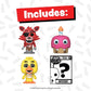 Funko Bitty POP! Five Nights at Freddy's Foxy, Cupcake, Chica, & Mystery image 1