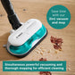 Bosch CS71HYGGB Unlimited 7 Aqua Cordless Vacuum Cleaner & Mop in White & Turquoise