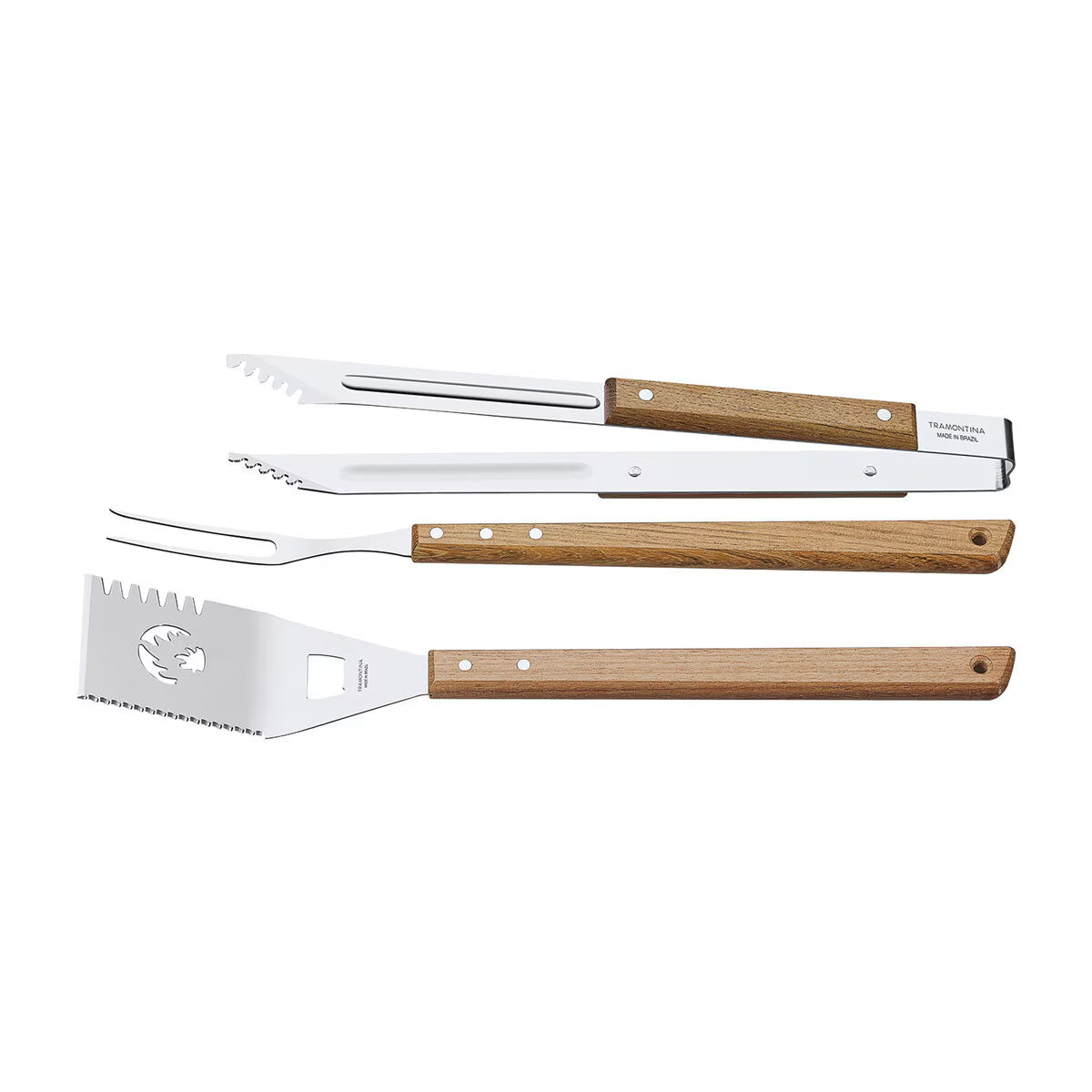 Tramontina BBQ Hardwood Tool Set, 3 Piece image 1