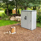 Lifetime 4Ft 6" X 2Ft 4" (1.4 X 0.7M) Vertical 1,510 Litre Storage Shed with Shelving - Model 60457
