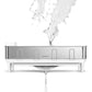 Simplehuman Stainless Steel Frame Dish Rack | 360° Swivel Spout | Anti-Residue Coating | Utensil Holder