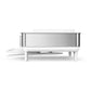 Simplehuman Stainless Steel Frame Dish Rack | 360° Swivel Spout | Anti-Residue Coating | Utensil Holder
