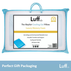 Luff Mayfair Cooling Gel Memory Foam Pillow