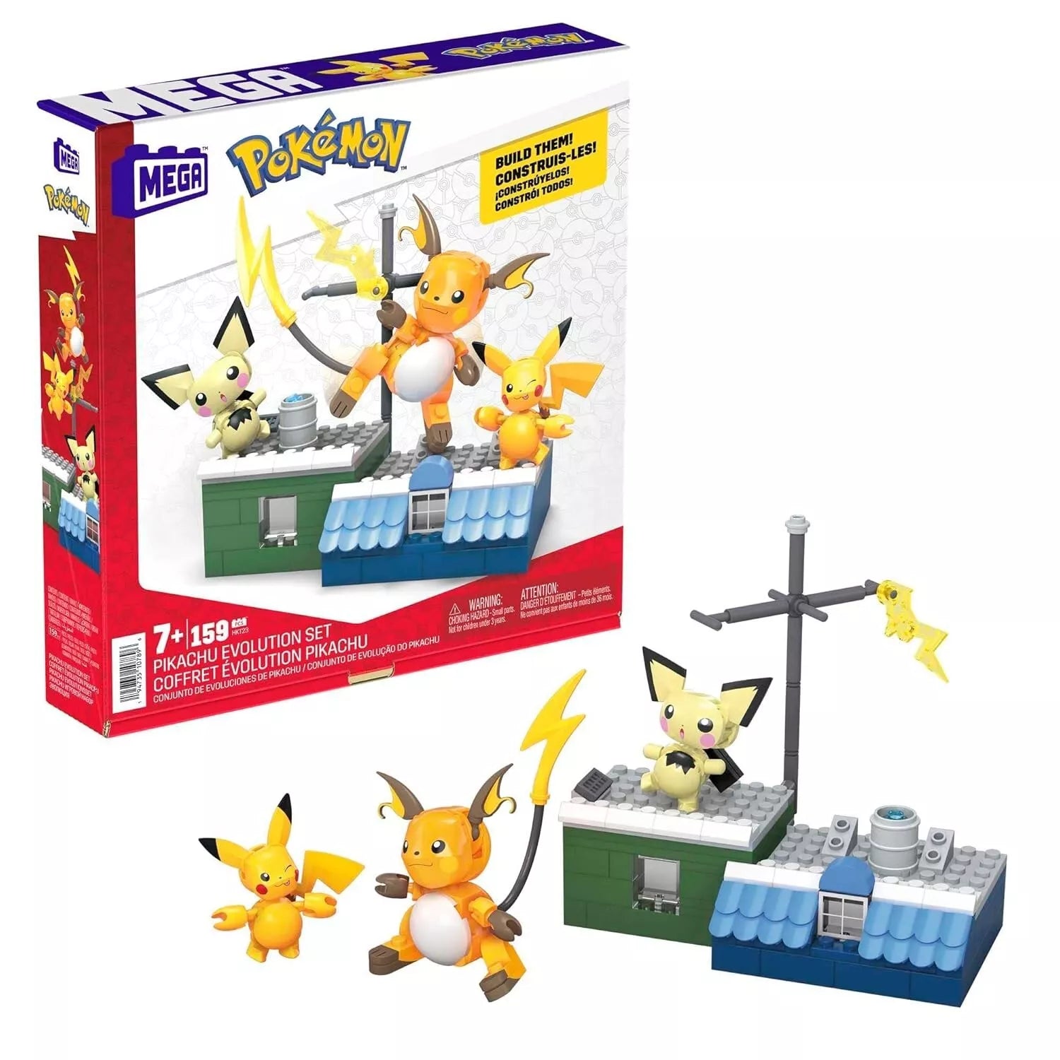 MEGA Pokemon Building Toy Kit Pikachu Set image 0