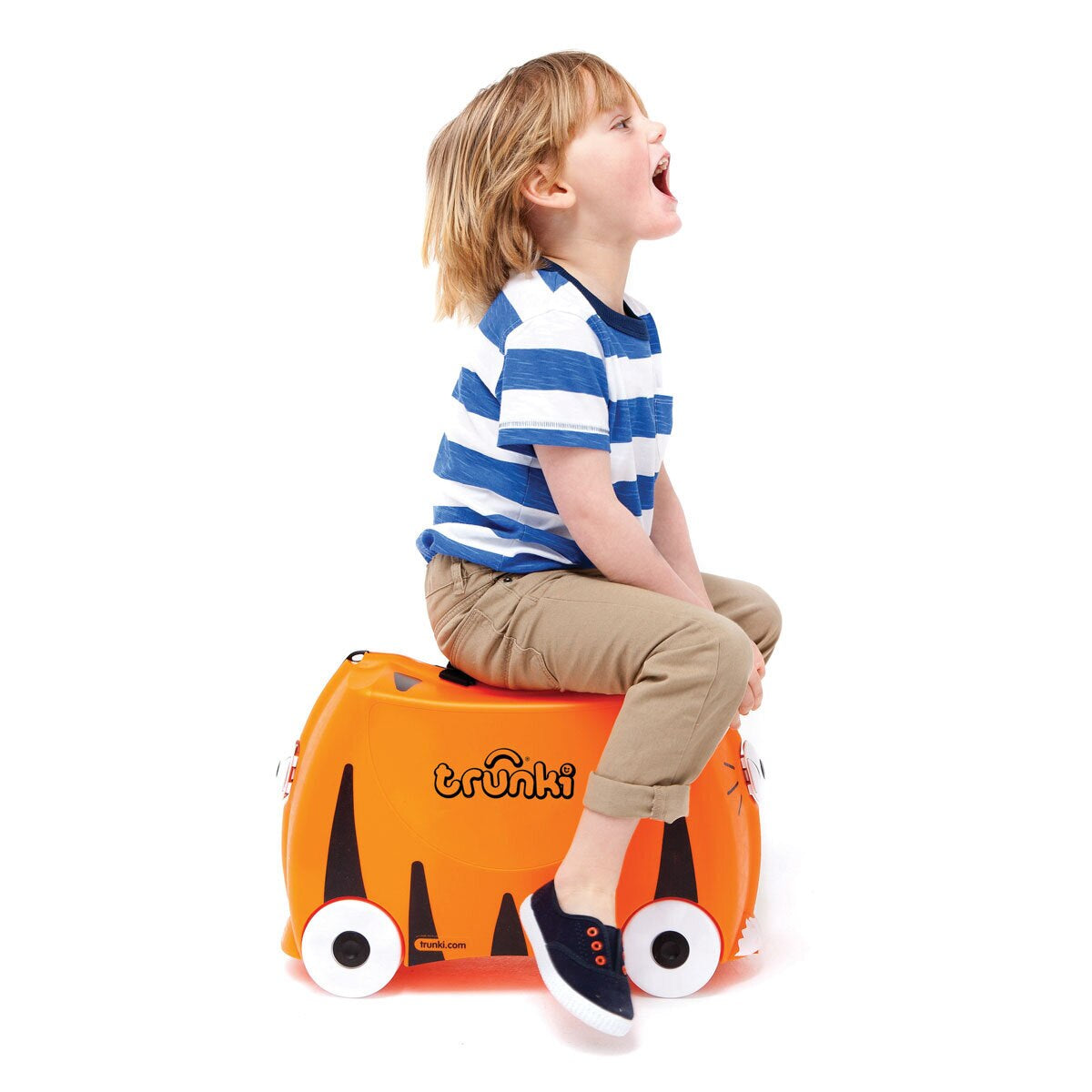Trunki Ride on Hardside Case, Tipu the Tiger image 2